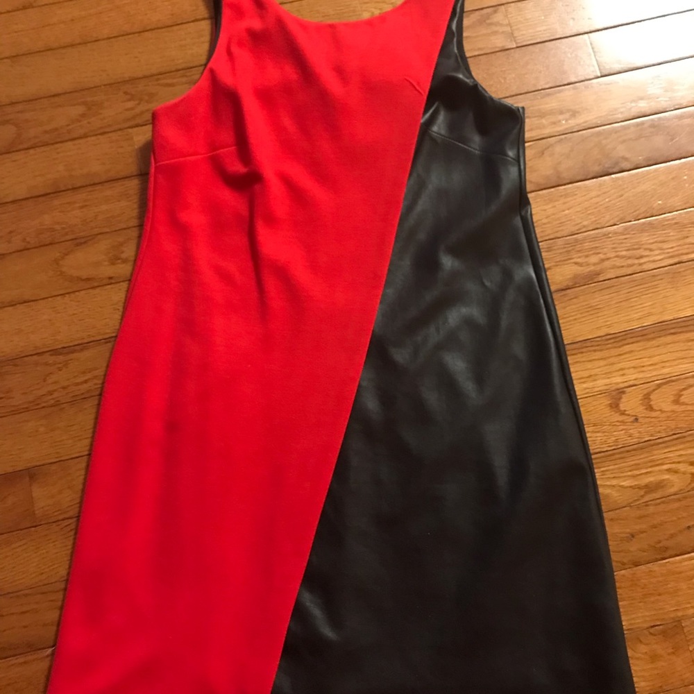 Sexy leather combo dress, perfect for ❤️